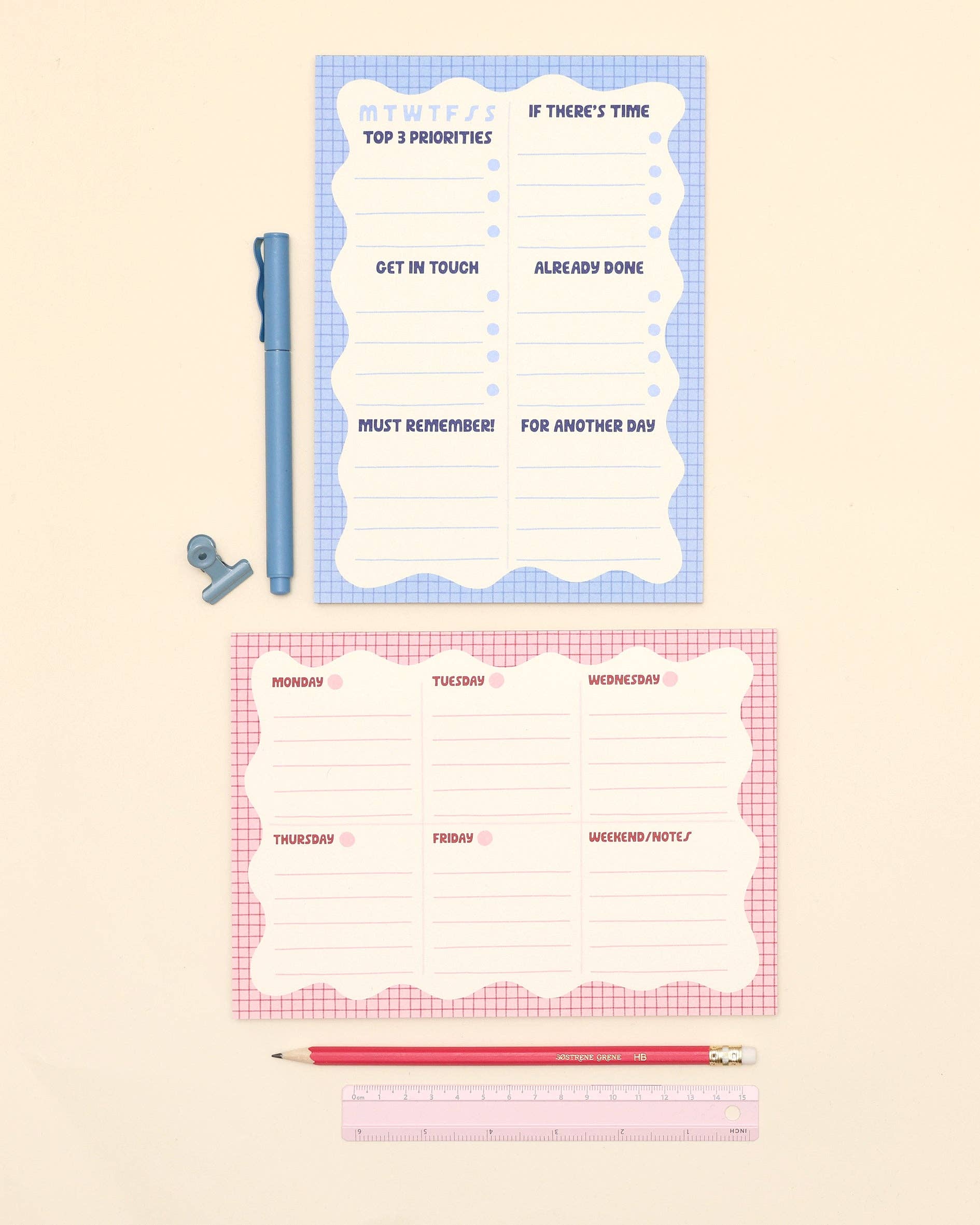 A5 Notepad - Wiggle Weekly Planner