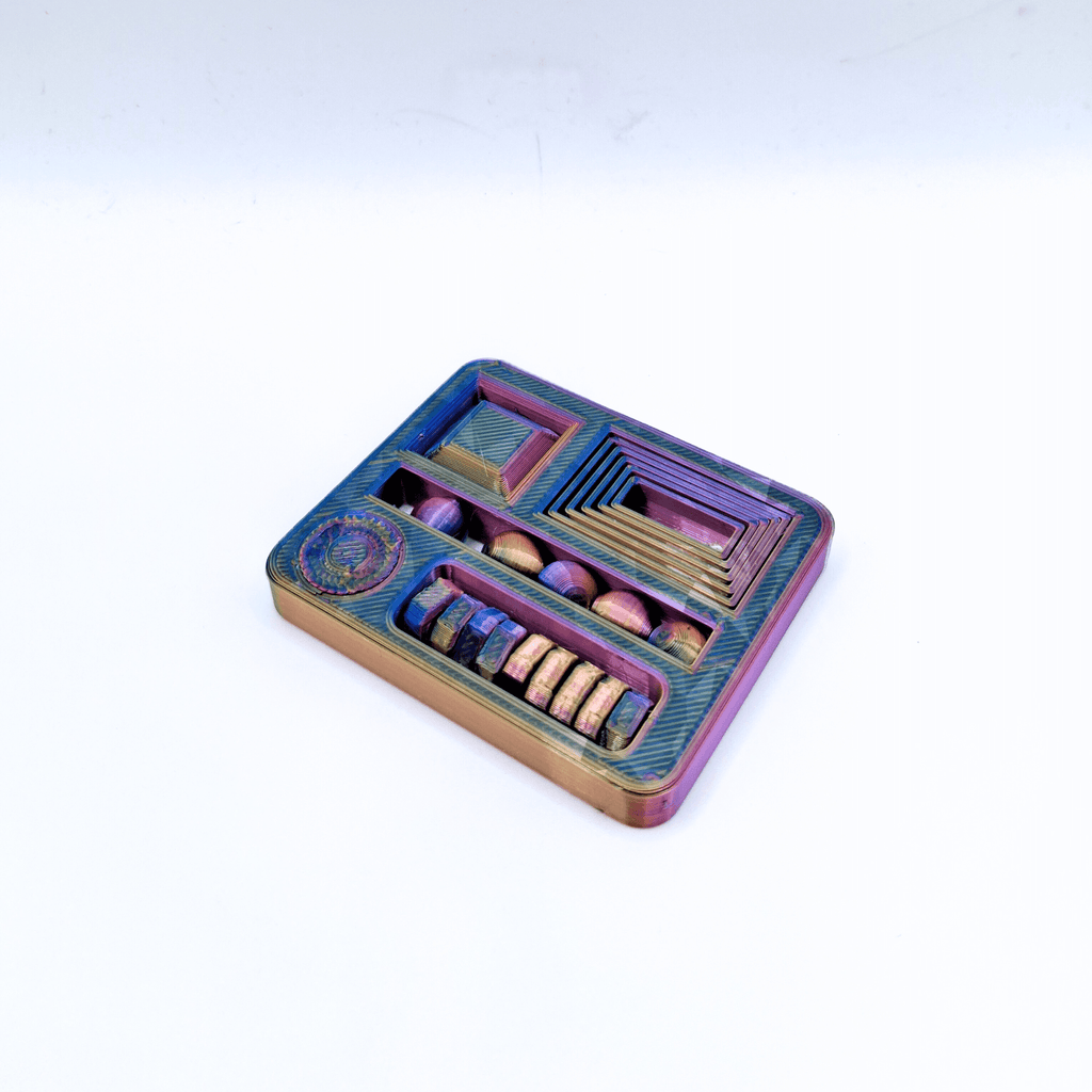 Rainbow 5-in-1 Fidget Card