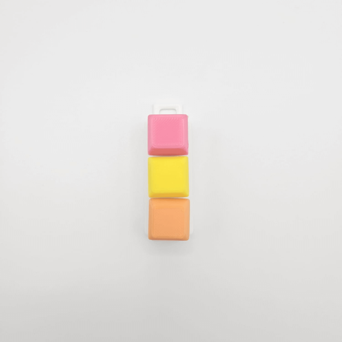 Neon Triple Clicker Keyring