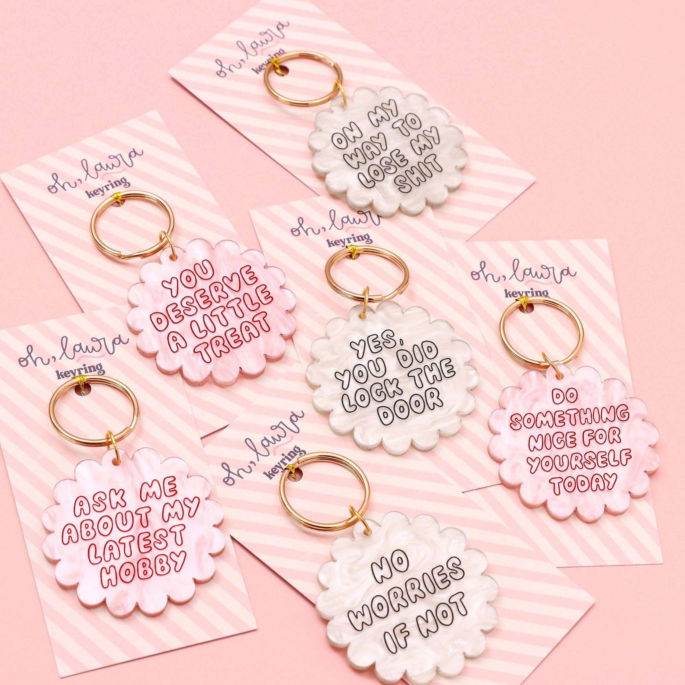 Acrylic keyring - no worries if not