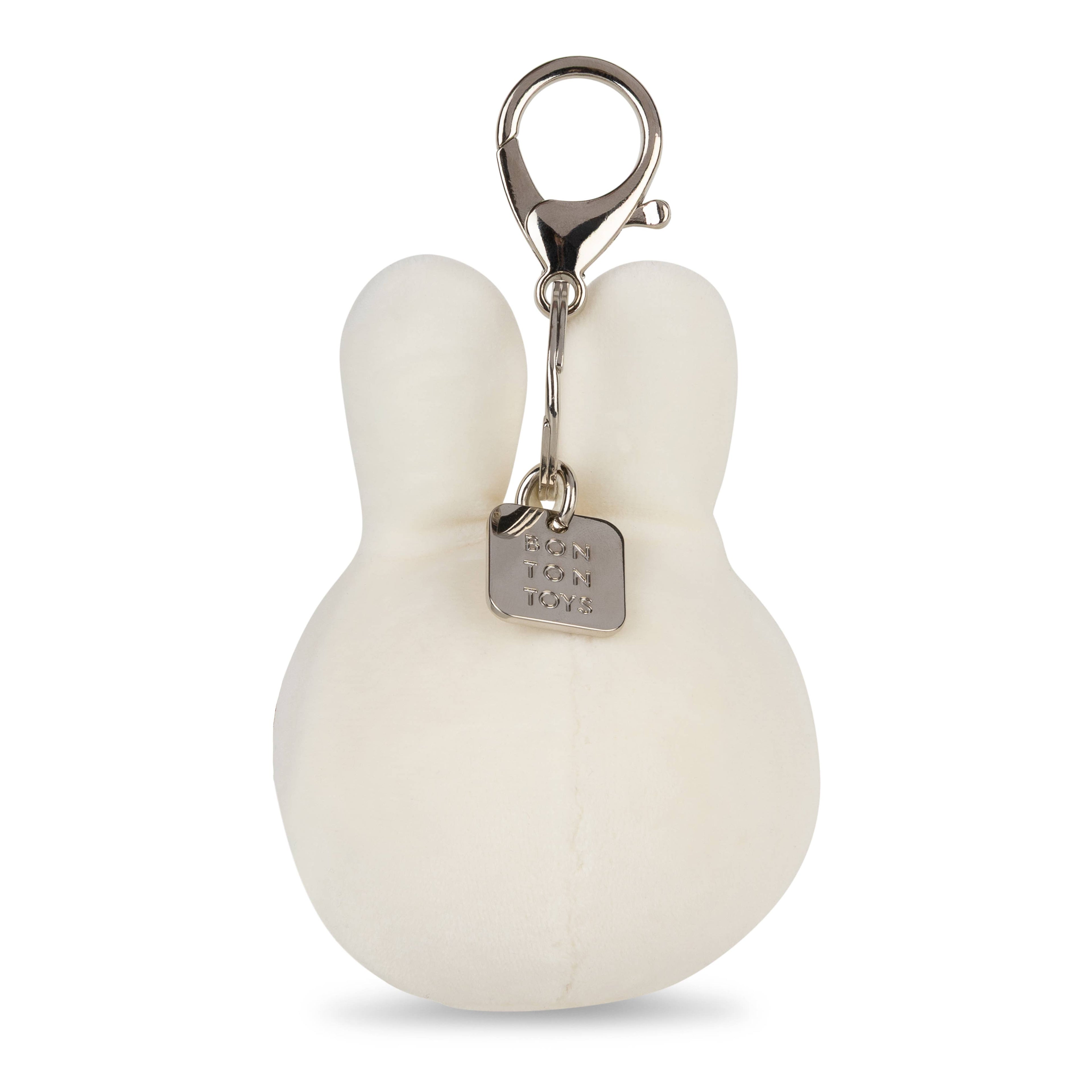 Bon Ton Toys Miffy Squishie Stress Ball Keychain White 9cm