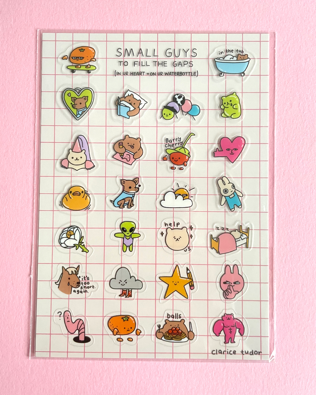 Small Guys Sticker Sheet