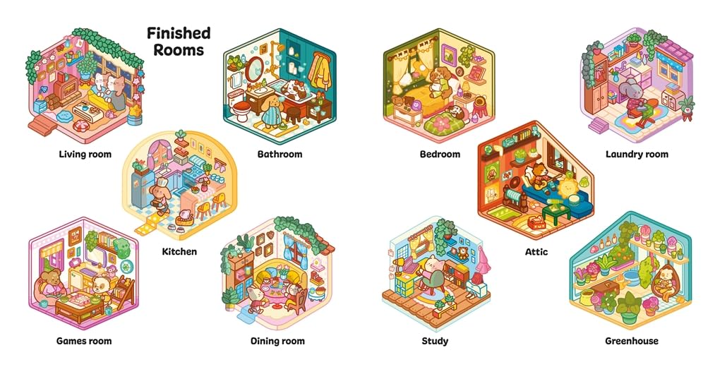 Sticker Rooms: Happy Home
