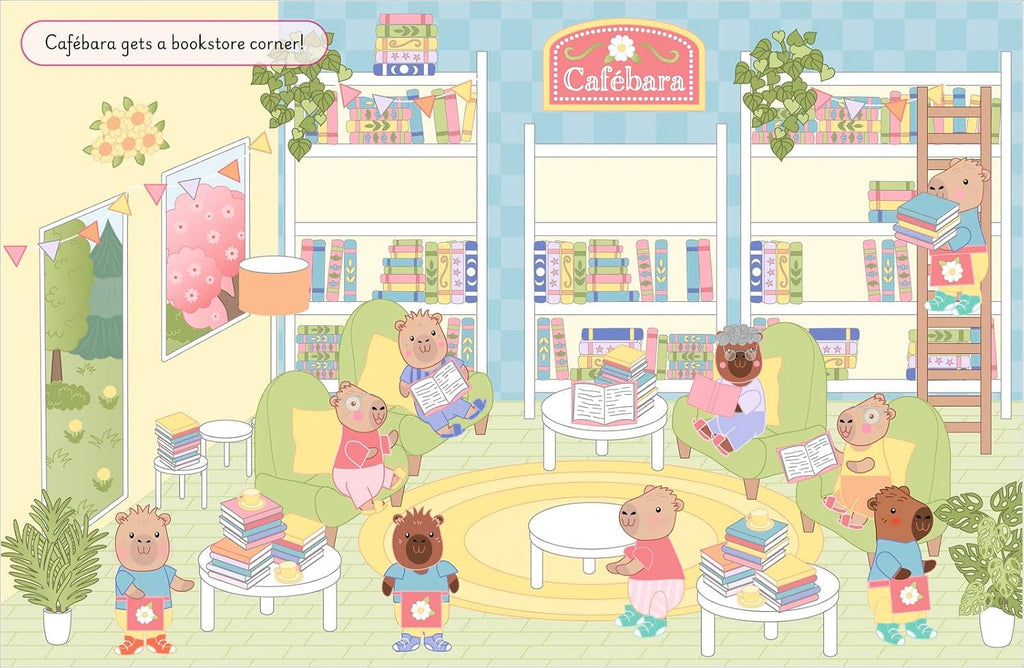 Cutie Stickering #1 Capybara Cafe: The Ultimate Cosy Sticker Book