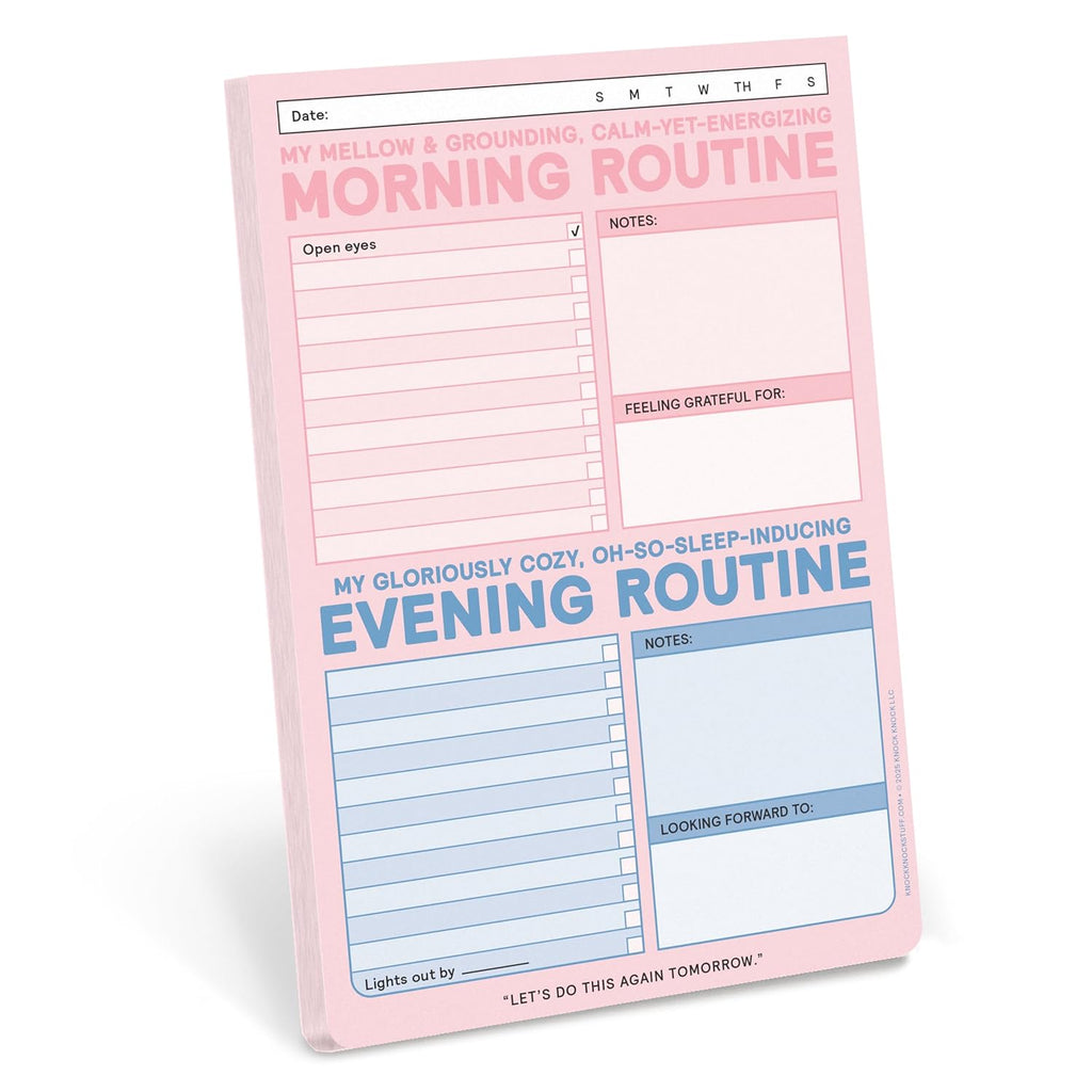 Knock Knock AM/PM Routine Classic Pad