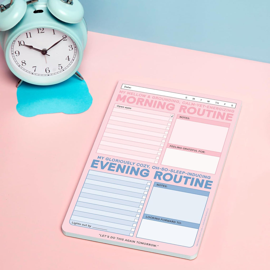Knock Knock AM/PM Routine Classic Pad