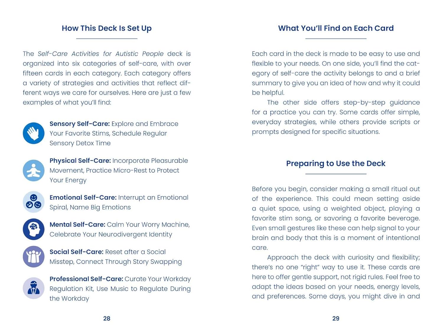 Self-Care Activities for Autistic People : 100 Step-by-Step Exercises to Help You Feel Grounded, Relaxed, and Happy