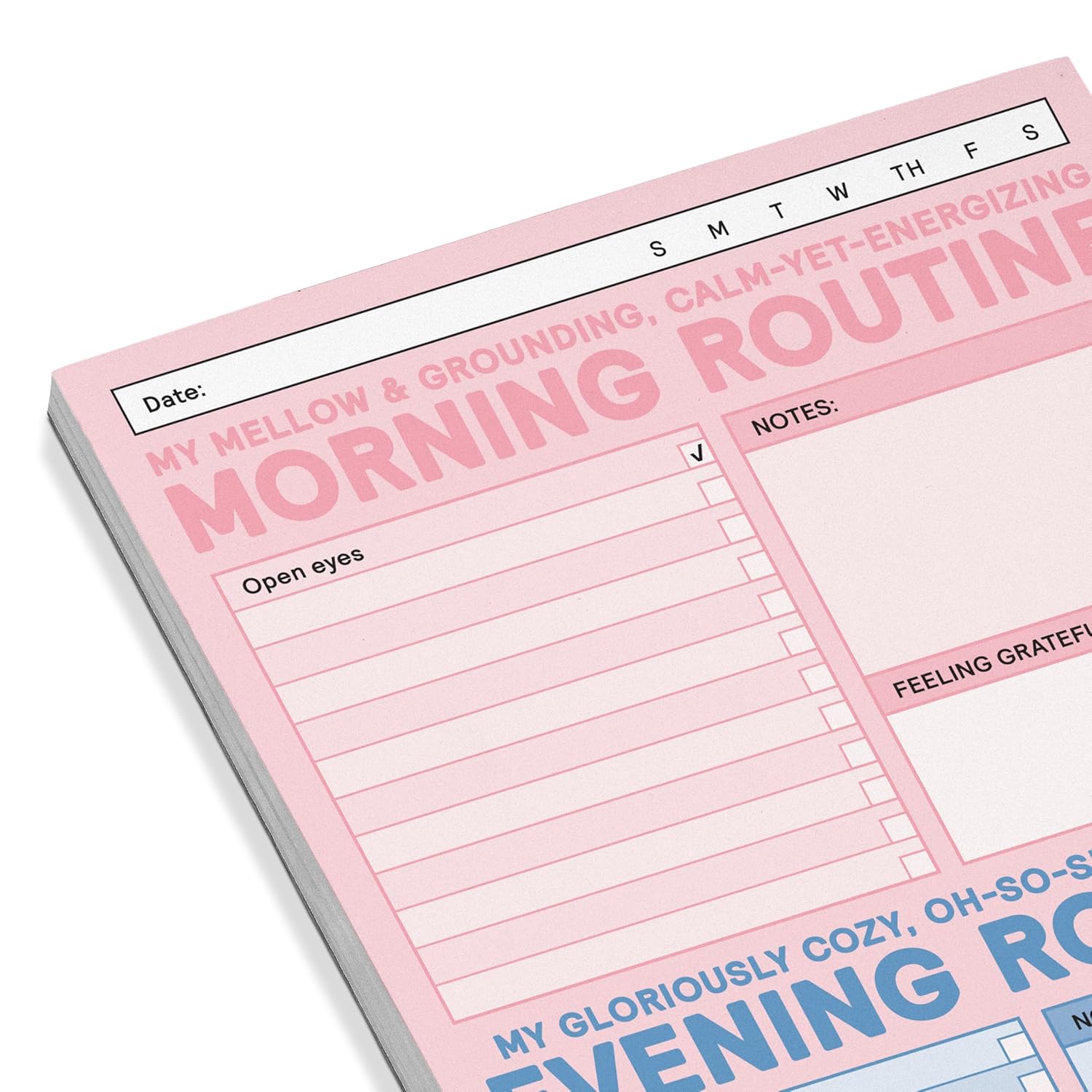 Knock Knock AM/PM Routine Classic Pad
