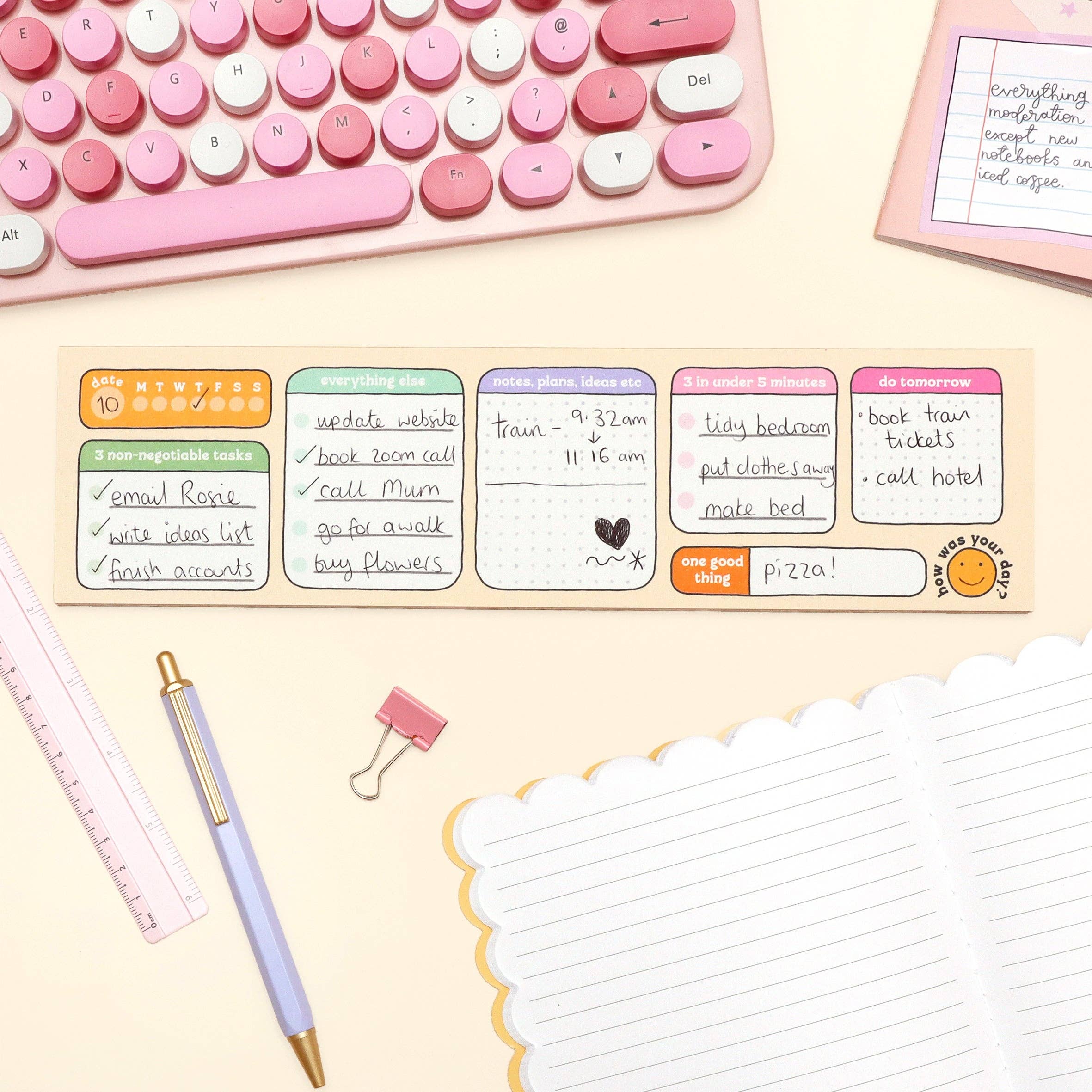 Keyboard Daily Planner