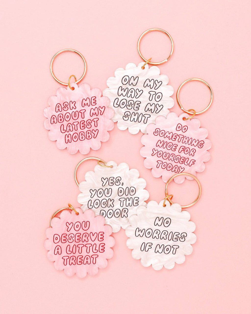 Acrylic keyring - no worries if not