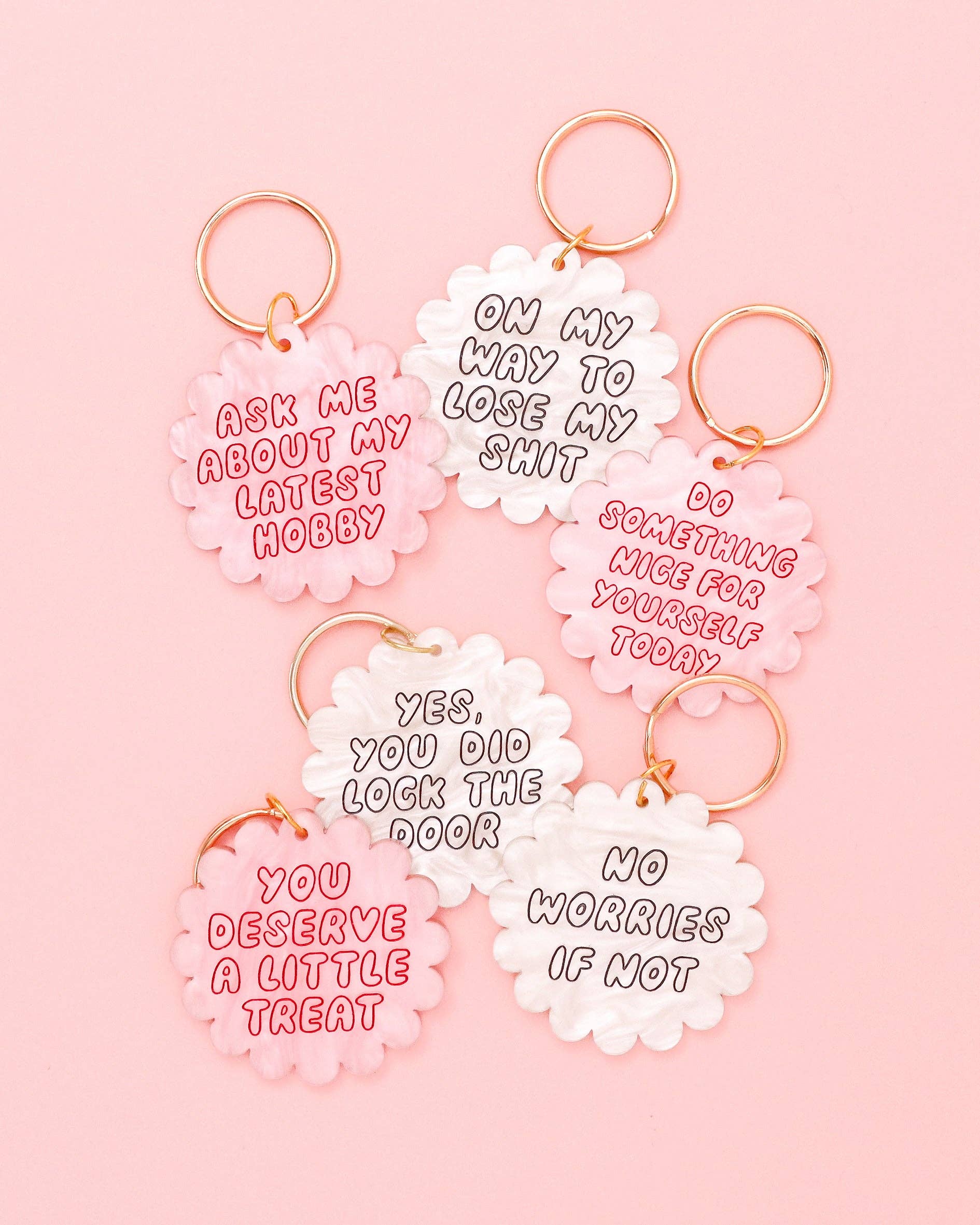 Acrylic keyring - no worries if not