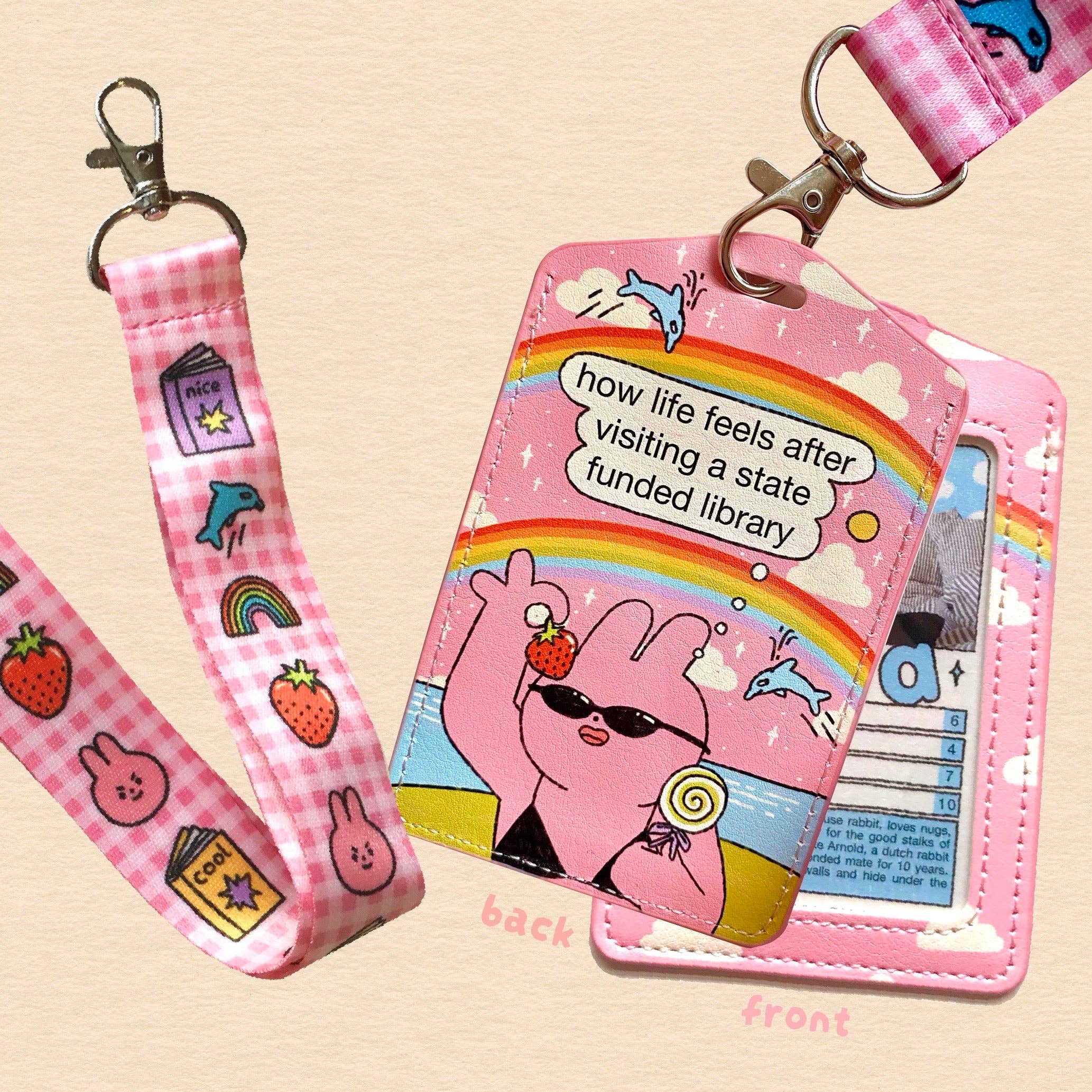 Lanyard - Library Lover - Clarice Tudor