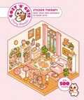 Cute 'n' Cozy Sticker Therapy : Make Your Own Adorable Room Sets! Over 500 Reusable Stickers