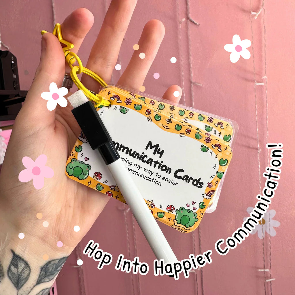 Communication Cards - Froggy