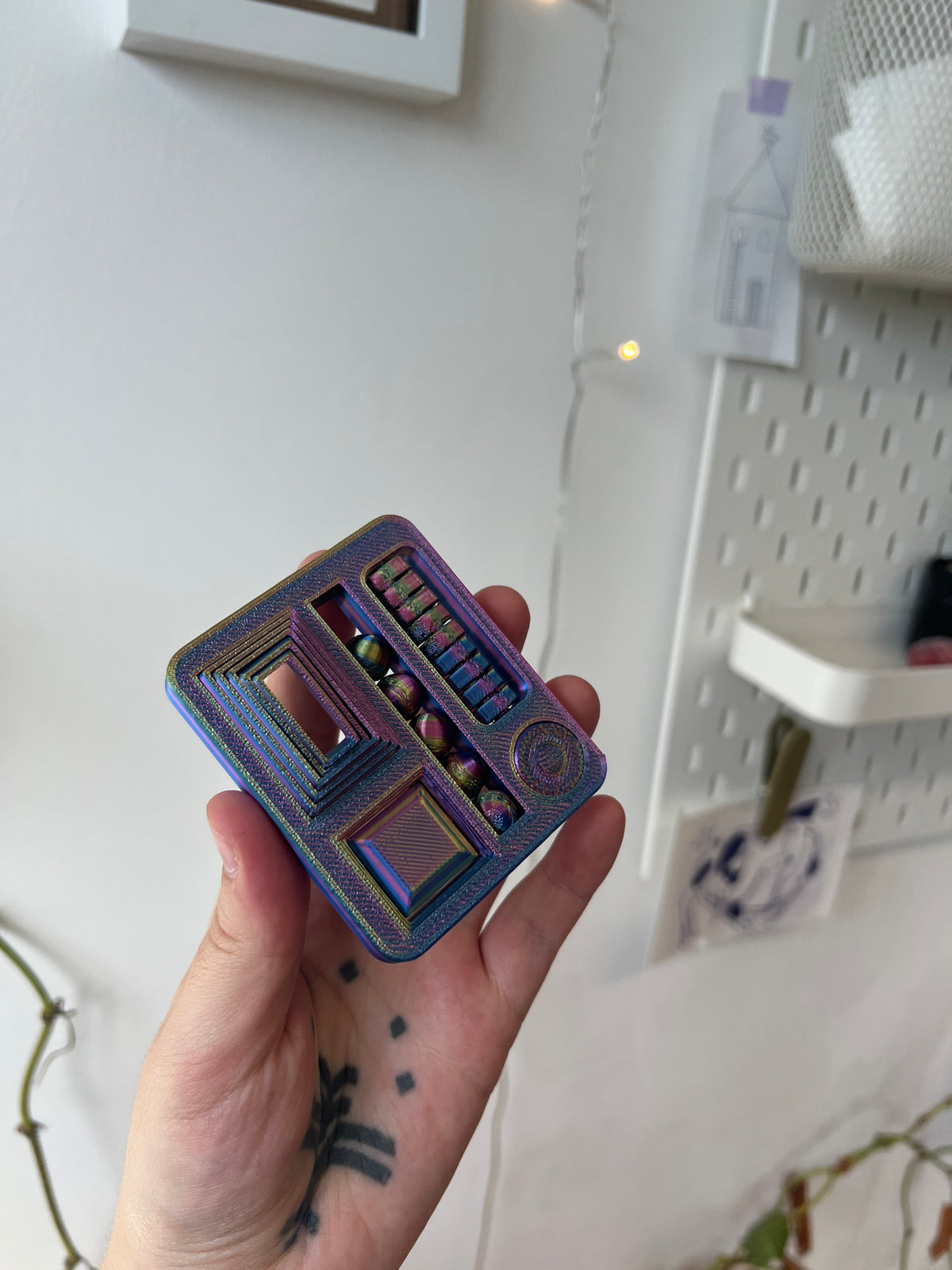 Rainbow 5-in-1 Fidget Card
