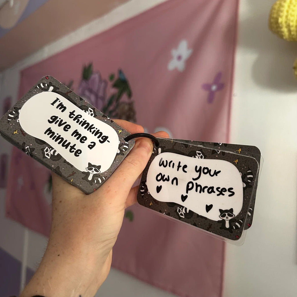 Communication Cards - Raccoon
