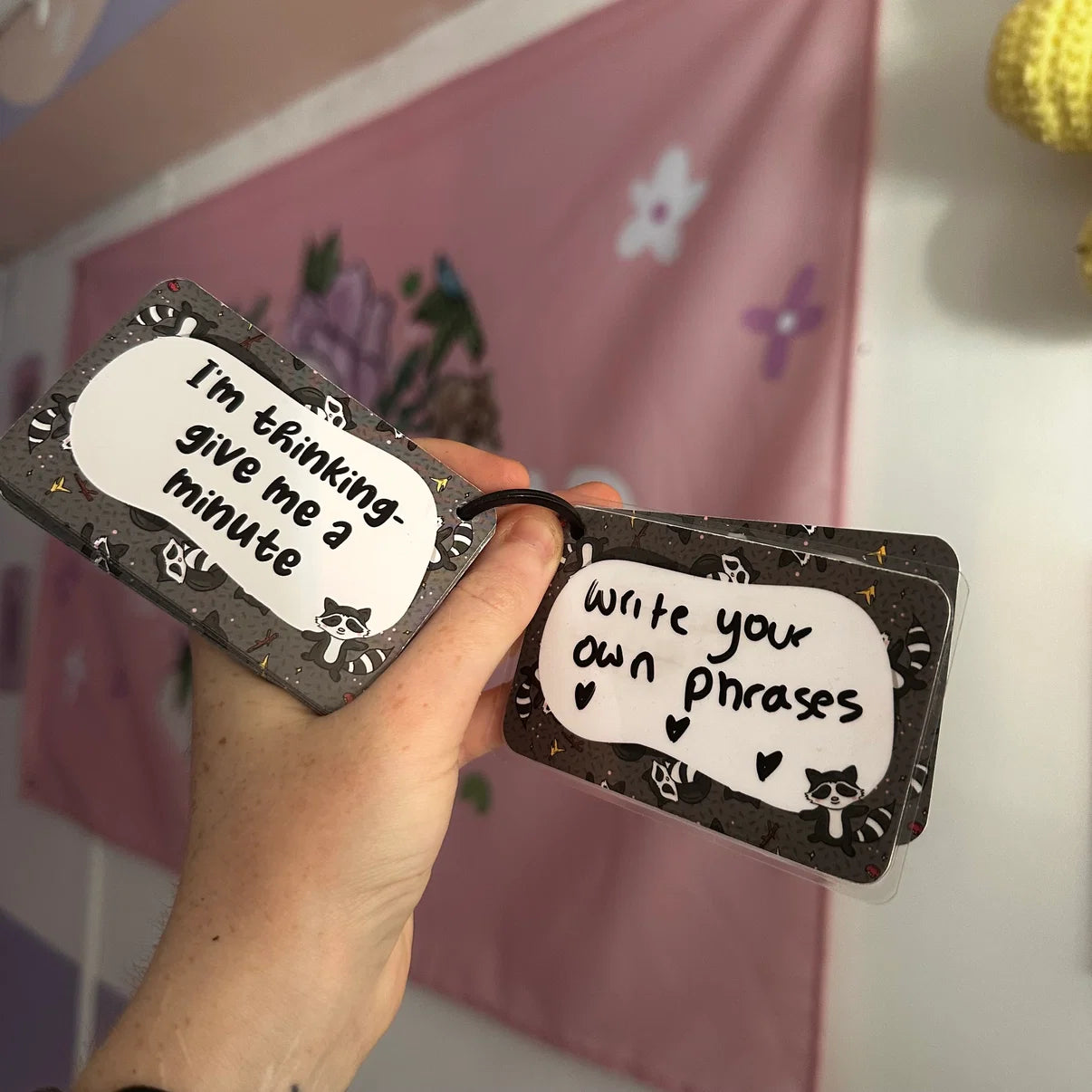 Communication Cards - Raccoon