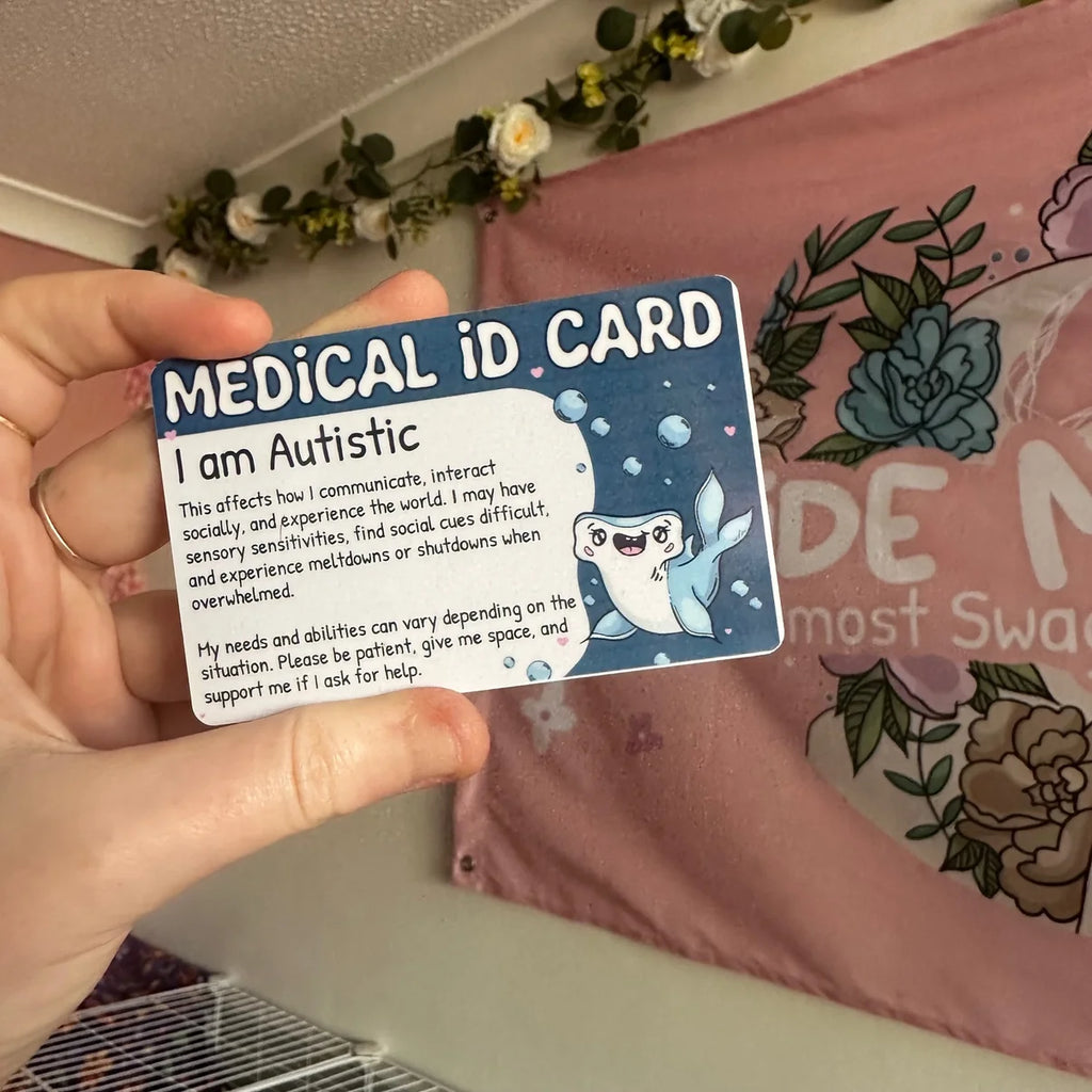 Shark Medical ID Card (Autism - Chronic Pain)