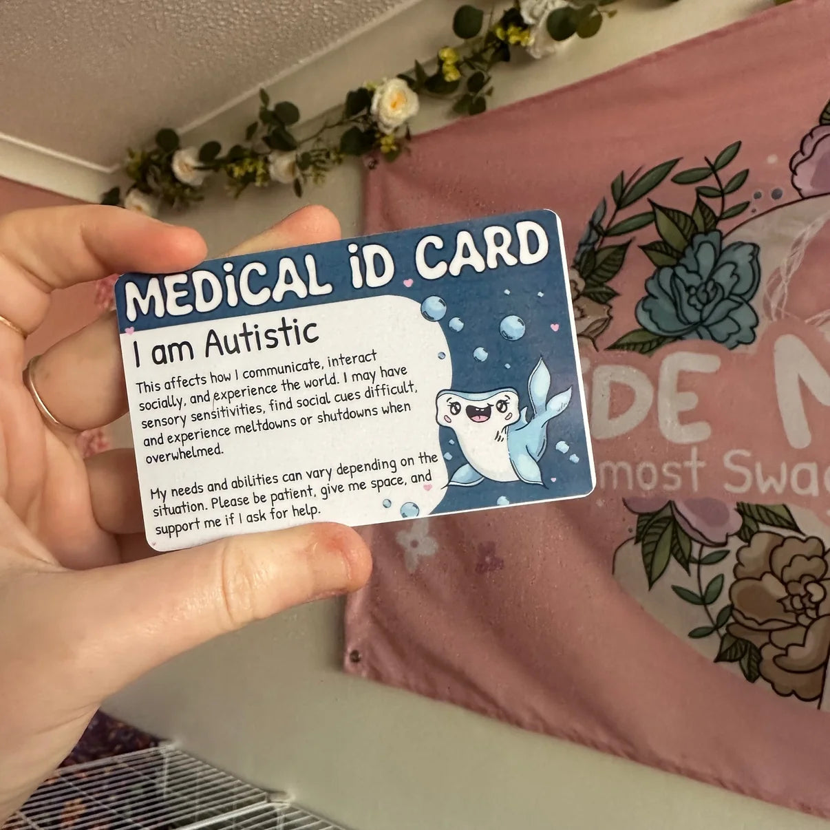 Shark Medical ID Card (Autism - Chronic Pain)