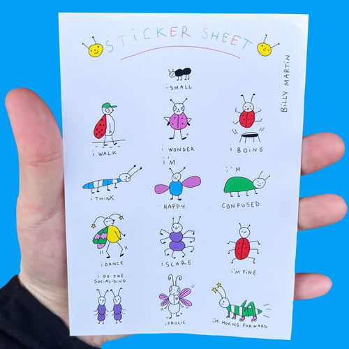 Bug Sticker Sheet