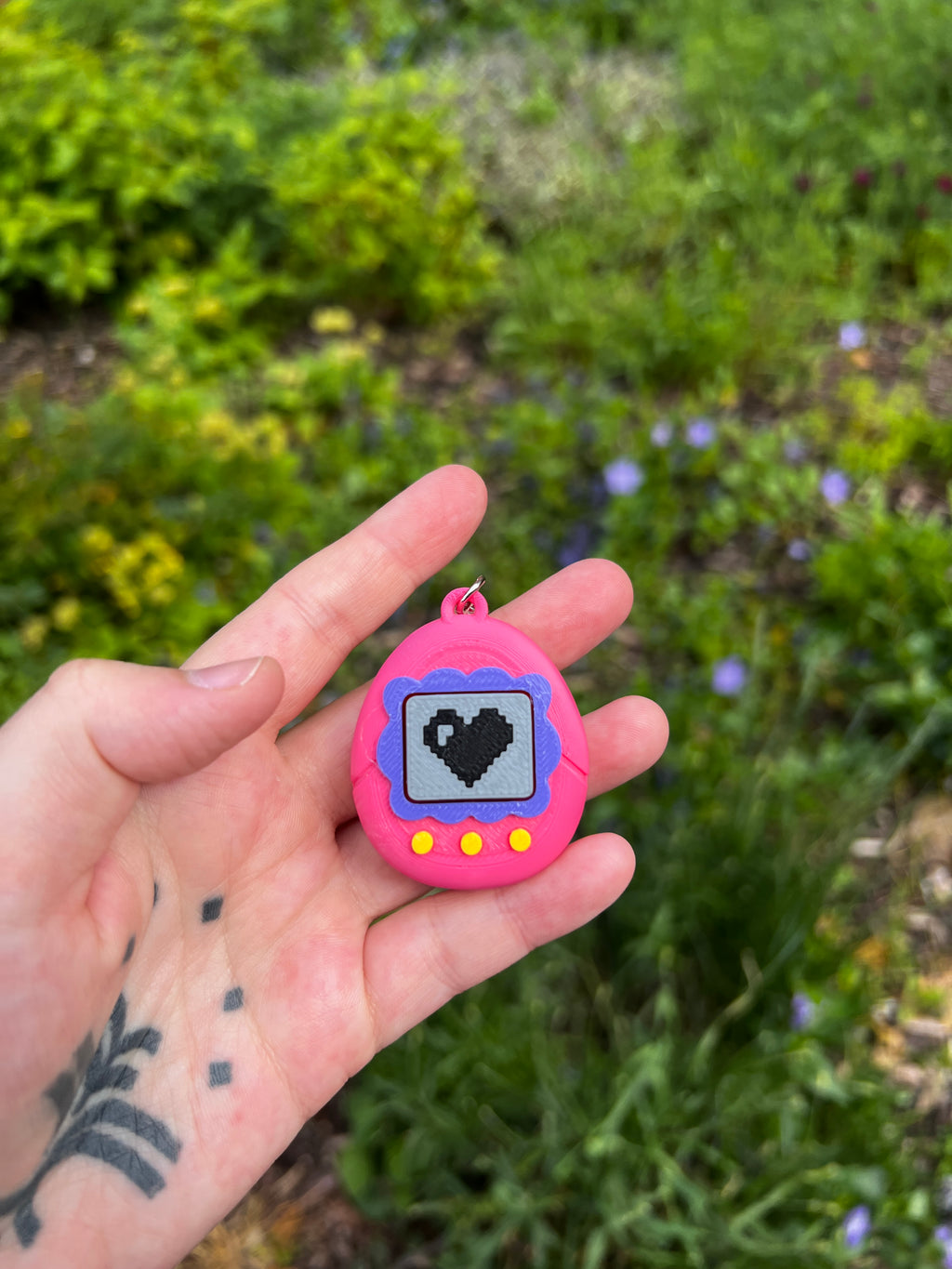 Tamagotchi Clicker with Keychain