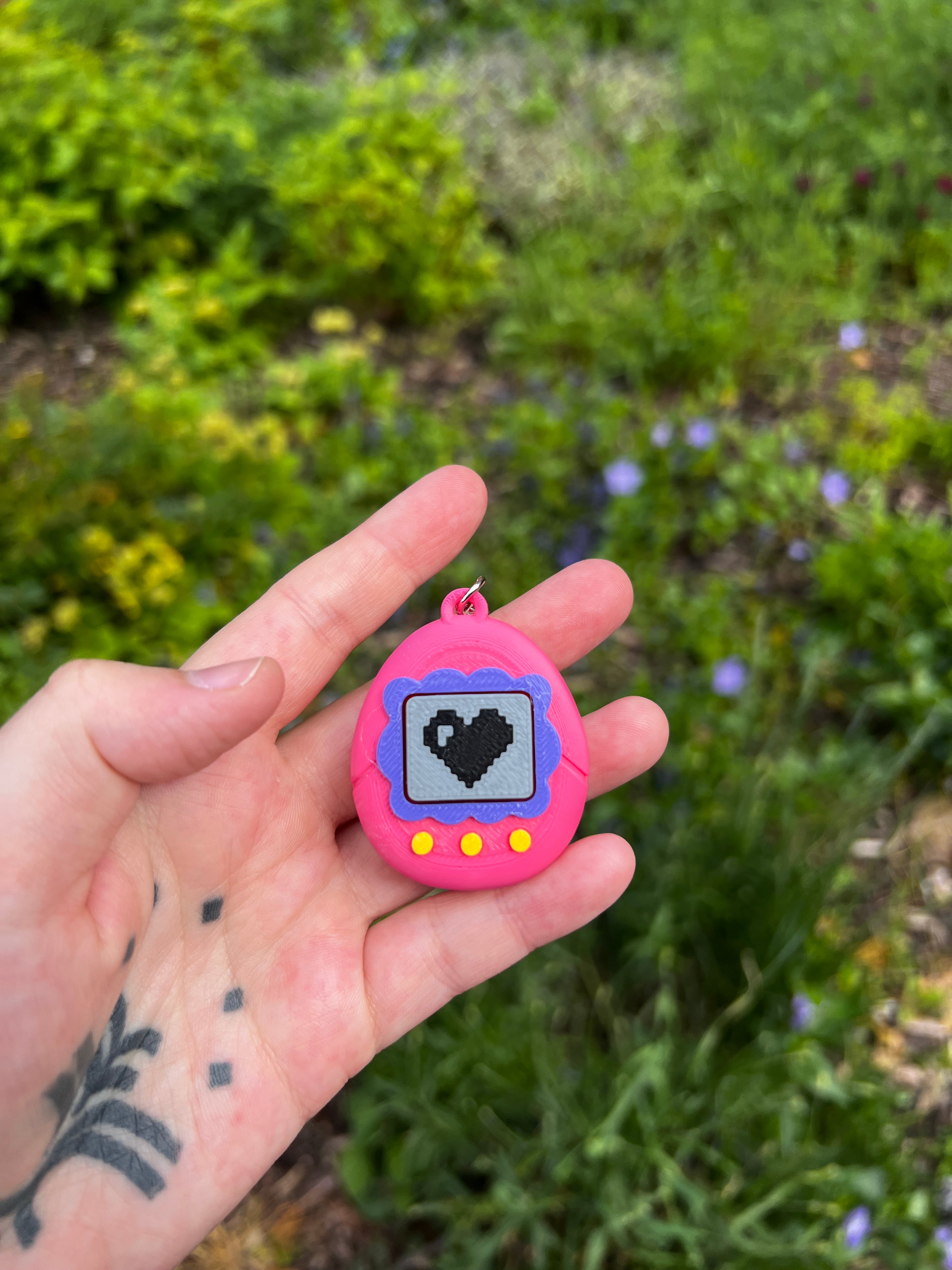 Tamagotchi Clicker with Keychain
