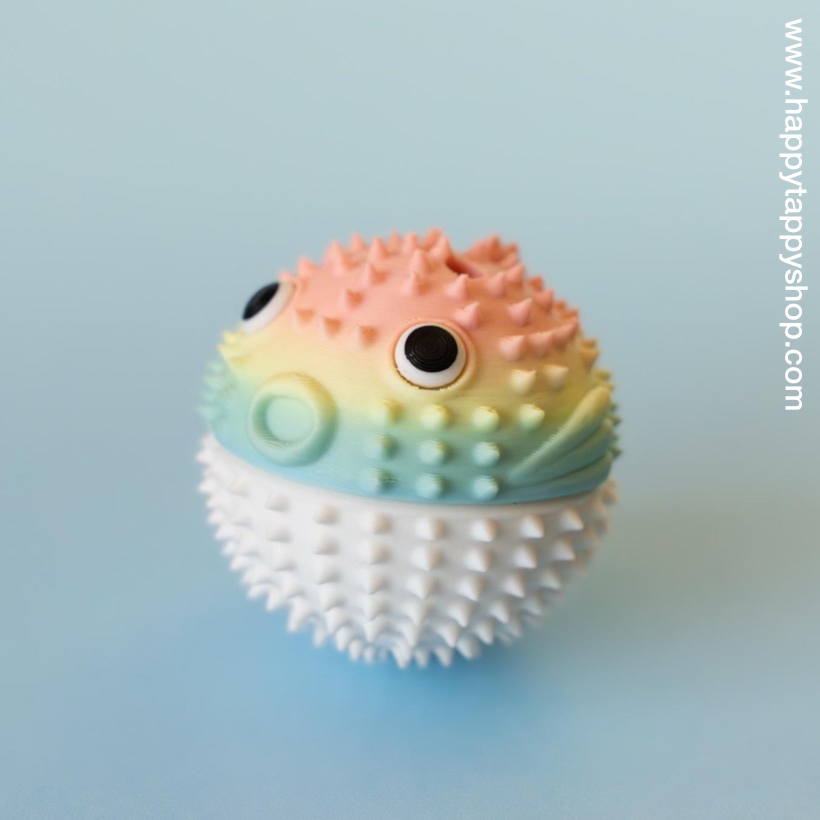 Pufferfish Spiked Sensory Tool with Keychain