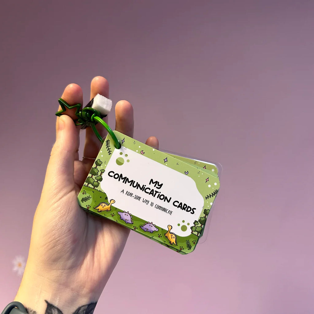 Communication Cards - Dino