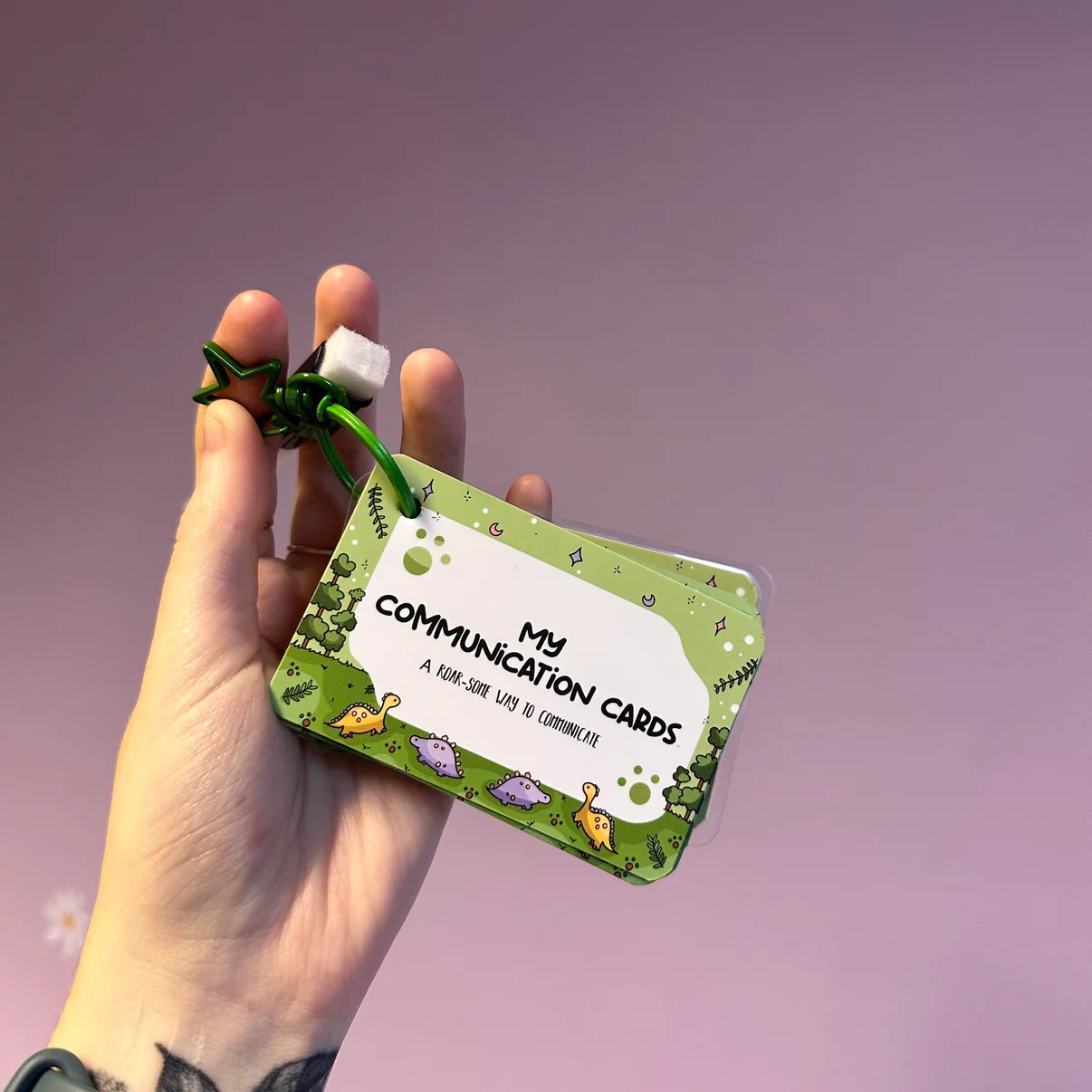 Communication Cards - Dino
