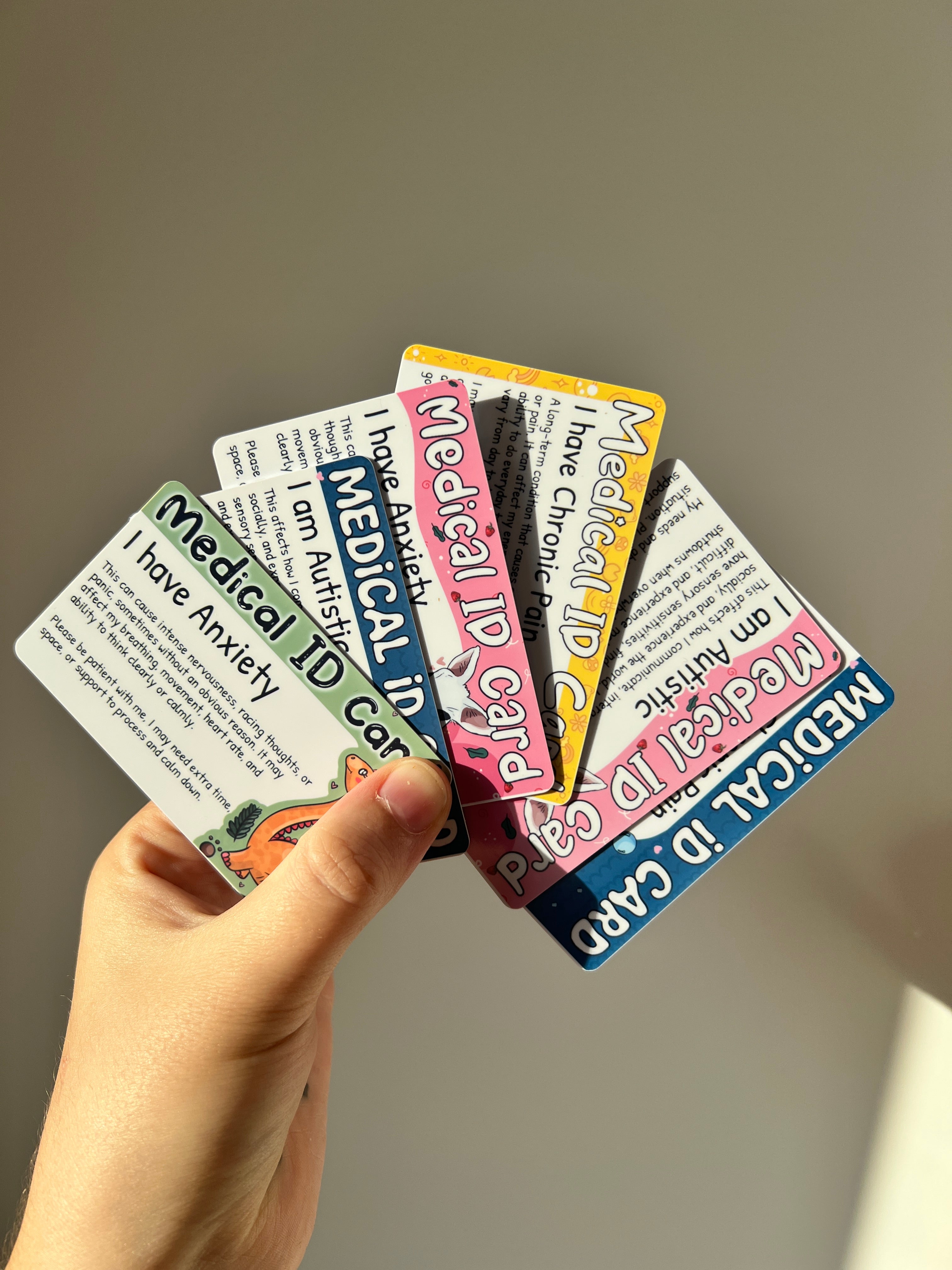 Frog Medical ID Card (Chronic Pain)