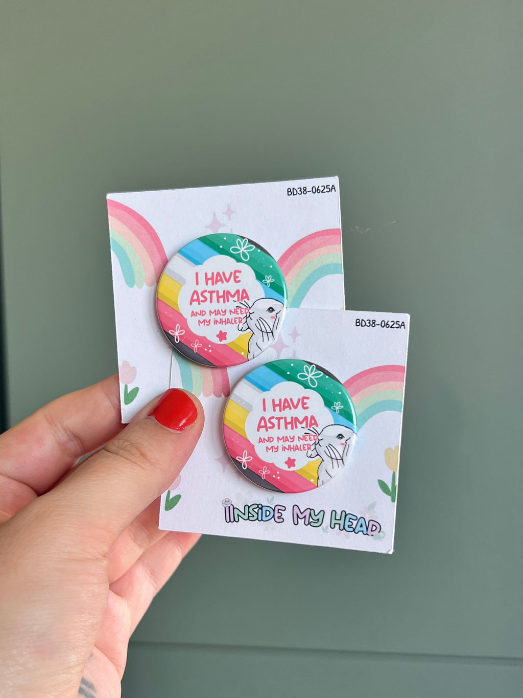 I Have Asthma - Badge