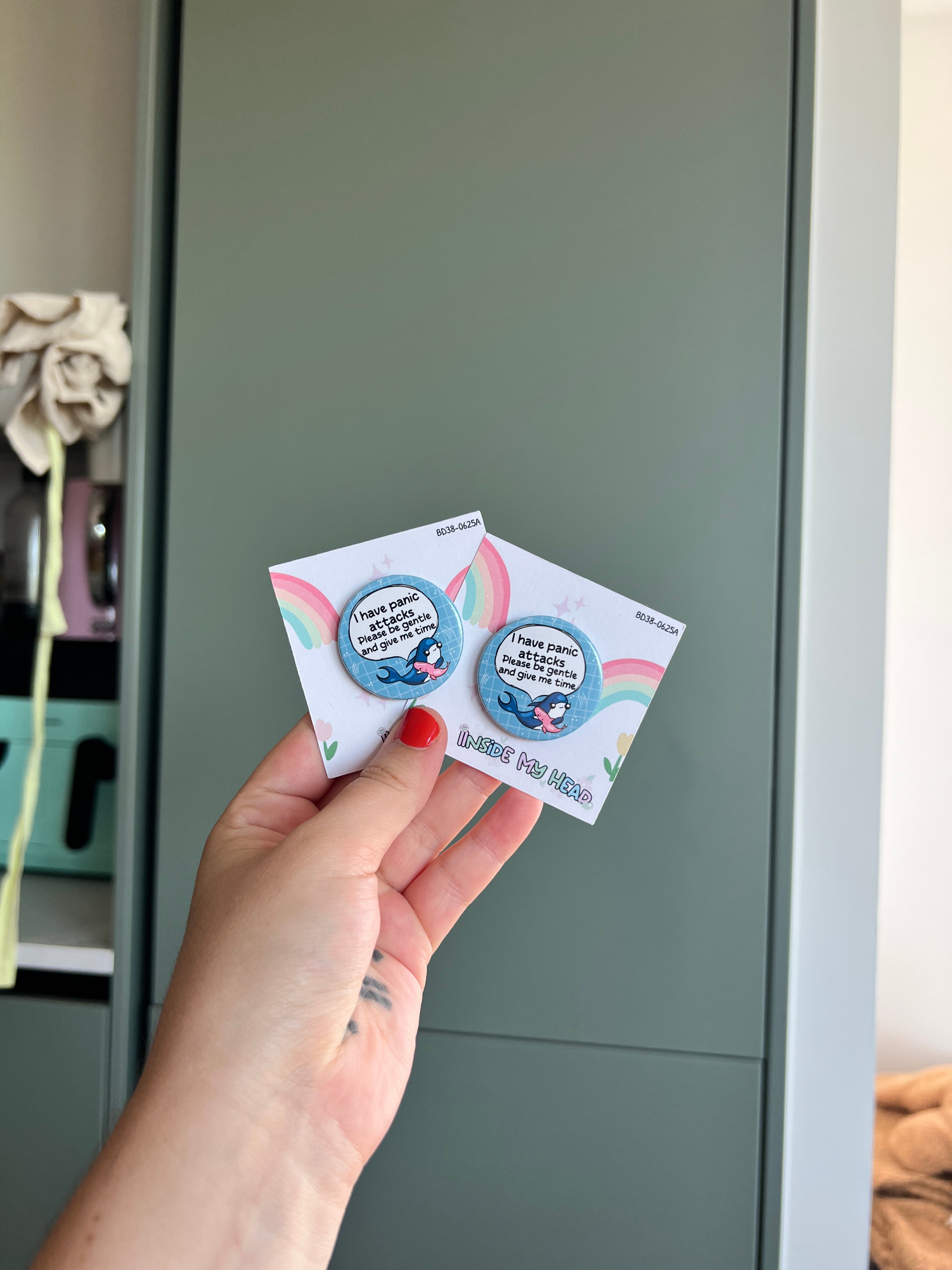 I Have Panic Attacks - Badge