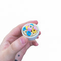 Cereal Bowl Clicker with Keychain