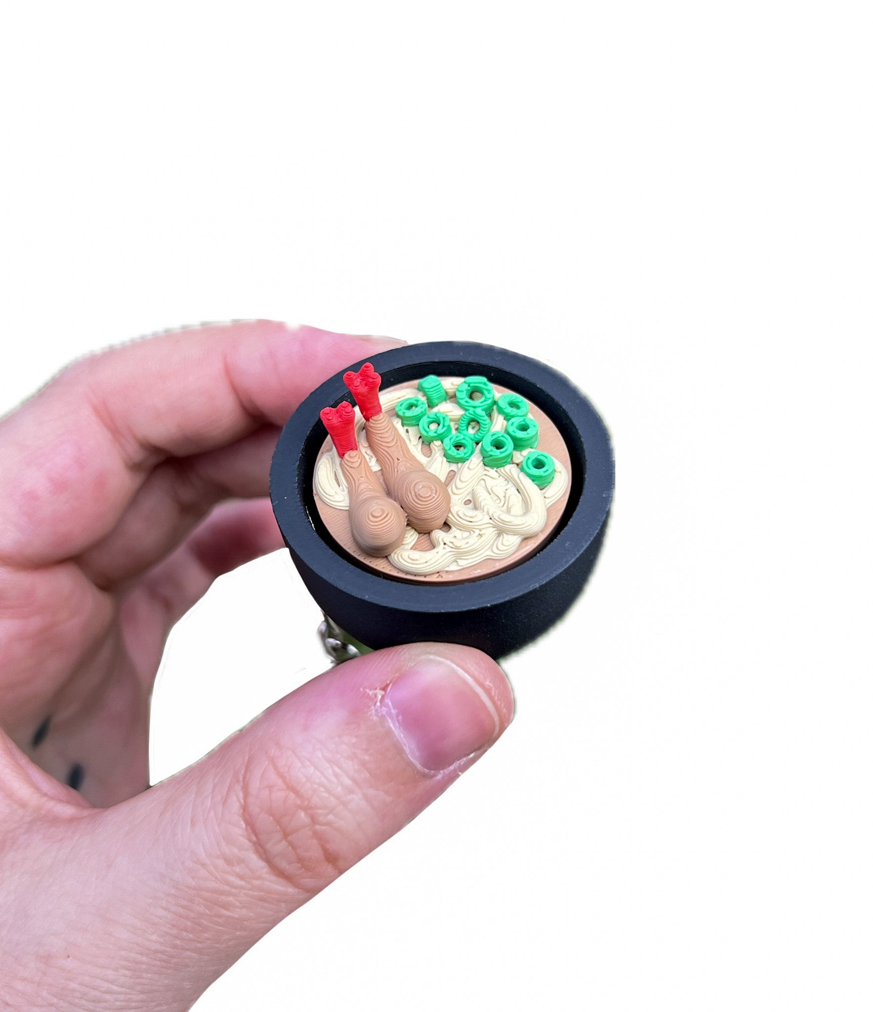 Ramen Bowl Clicker with Keychain