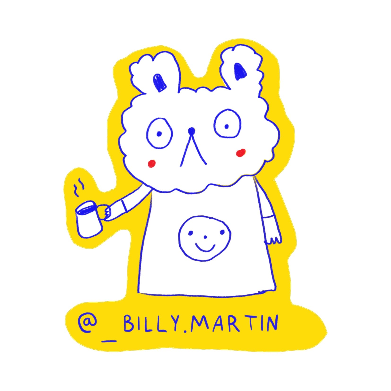 Grumpy Bear Sticker