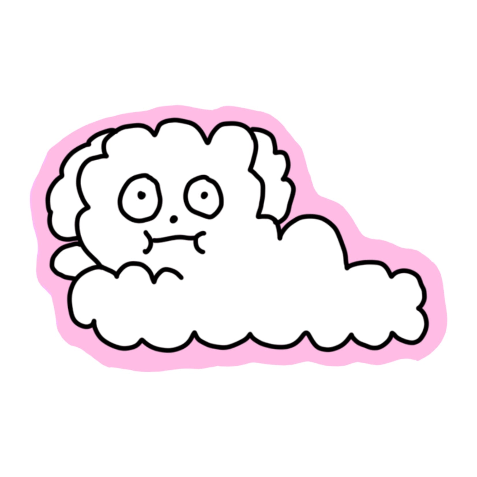 Pink Bunny Sticker