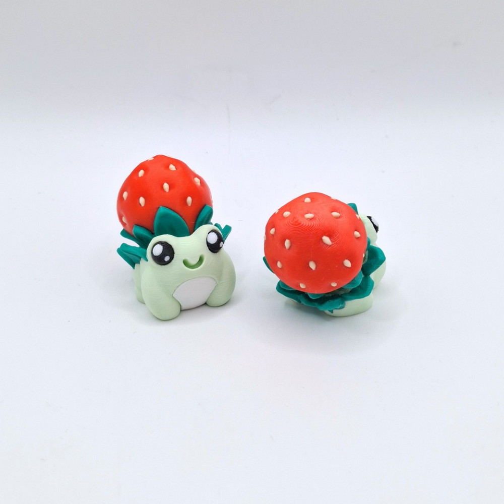 Strawberry Frog Clicker: Loud Click