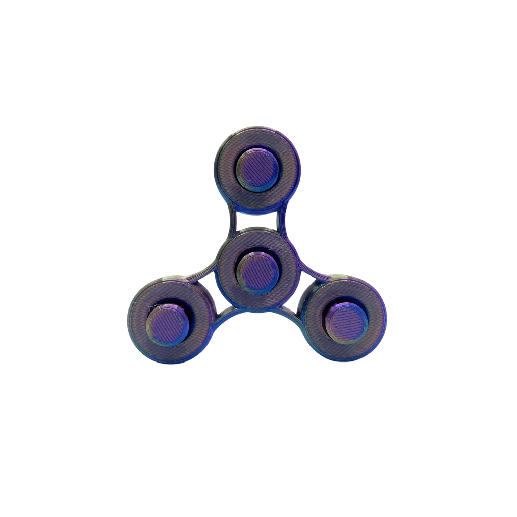Silk Rainbow Spinner Clicker Fidget