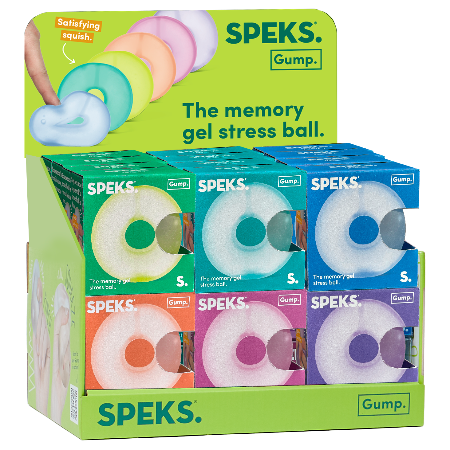 Speks Loop Gump - The Memory Gel Stress Ring - 6cm - Coming soon