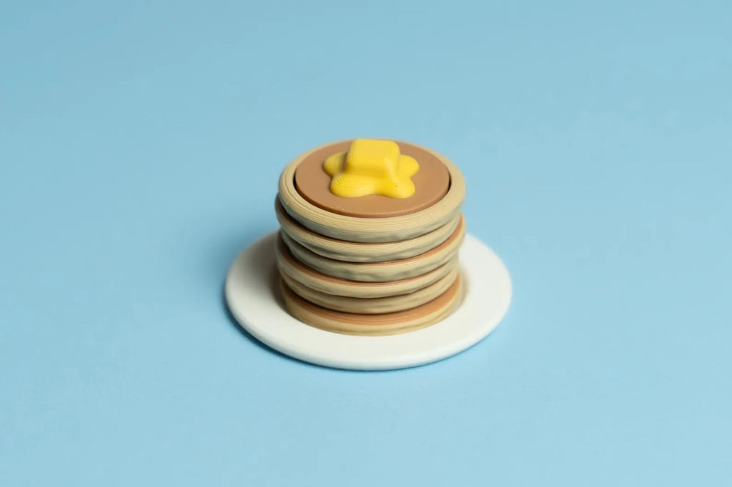 Pancakes with Butter Clicker with Keychain