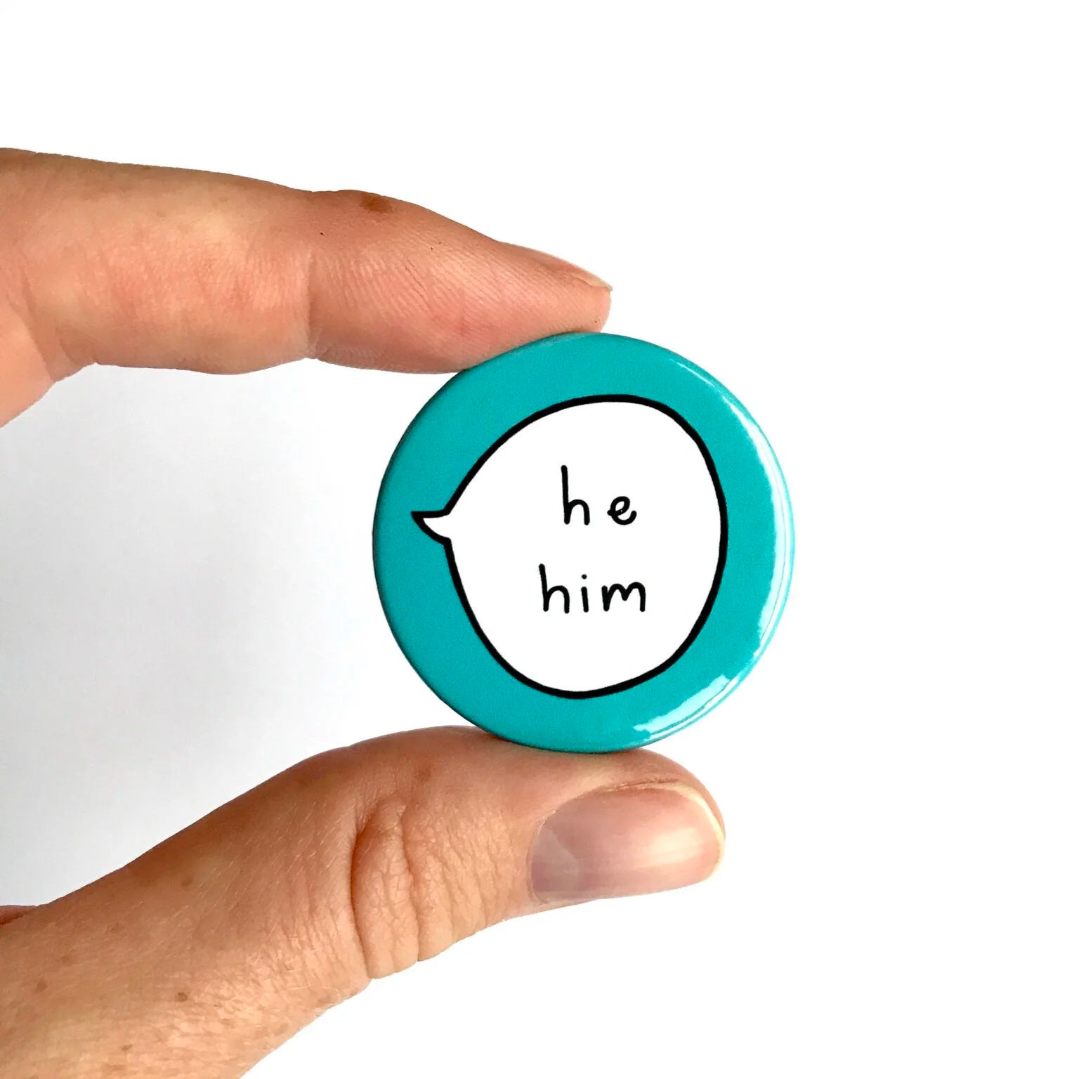 Gender Pronouns  Pin Badge Button (4 options)