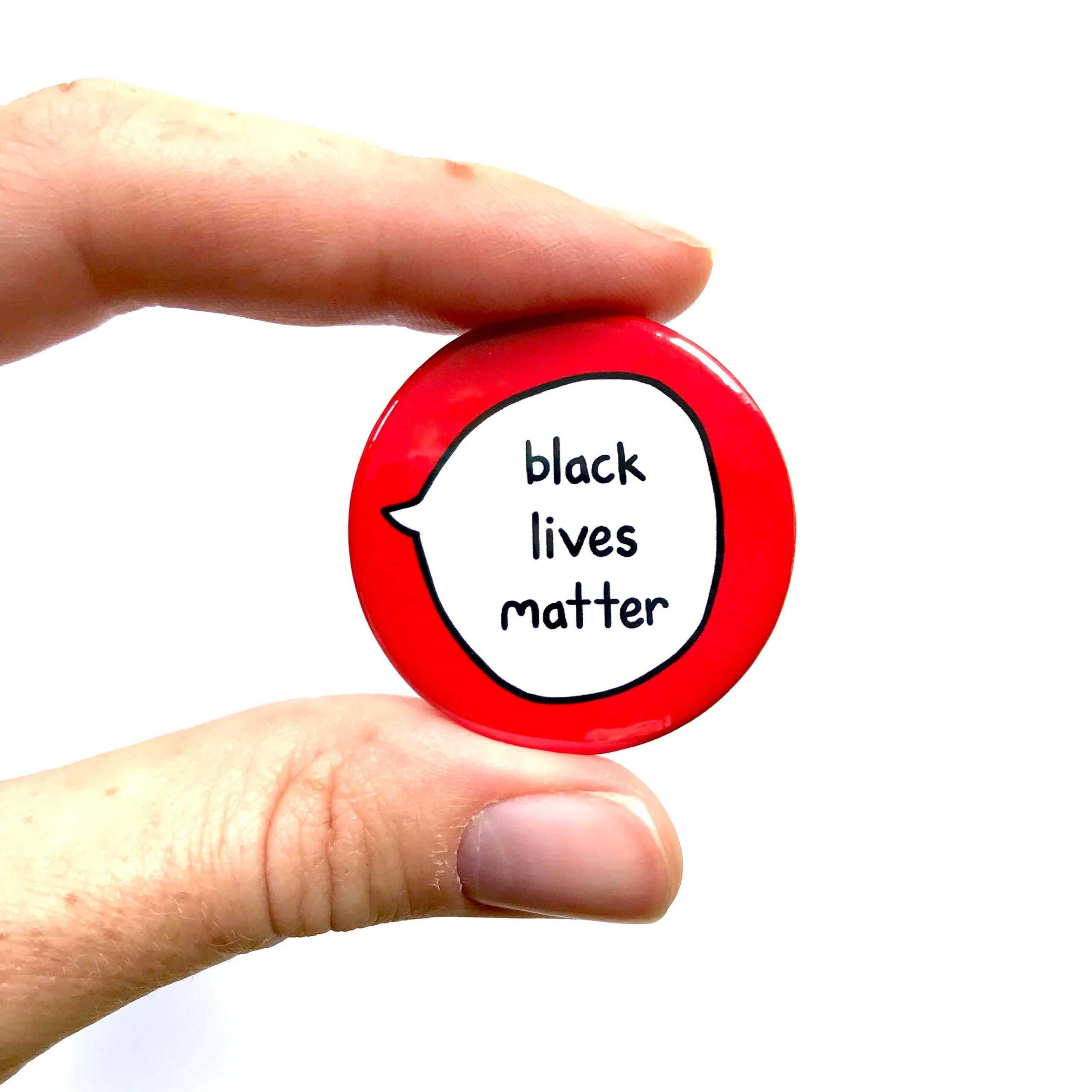 Black Lives Matter – Anti Racism – Awareness Pin Badge Button