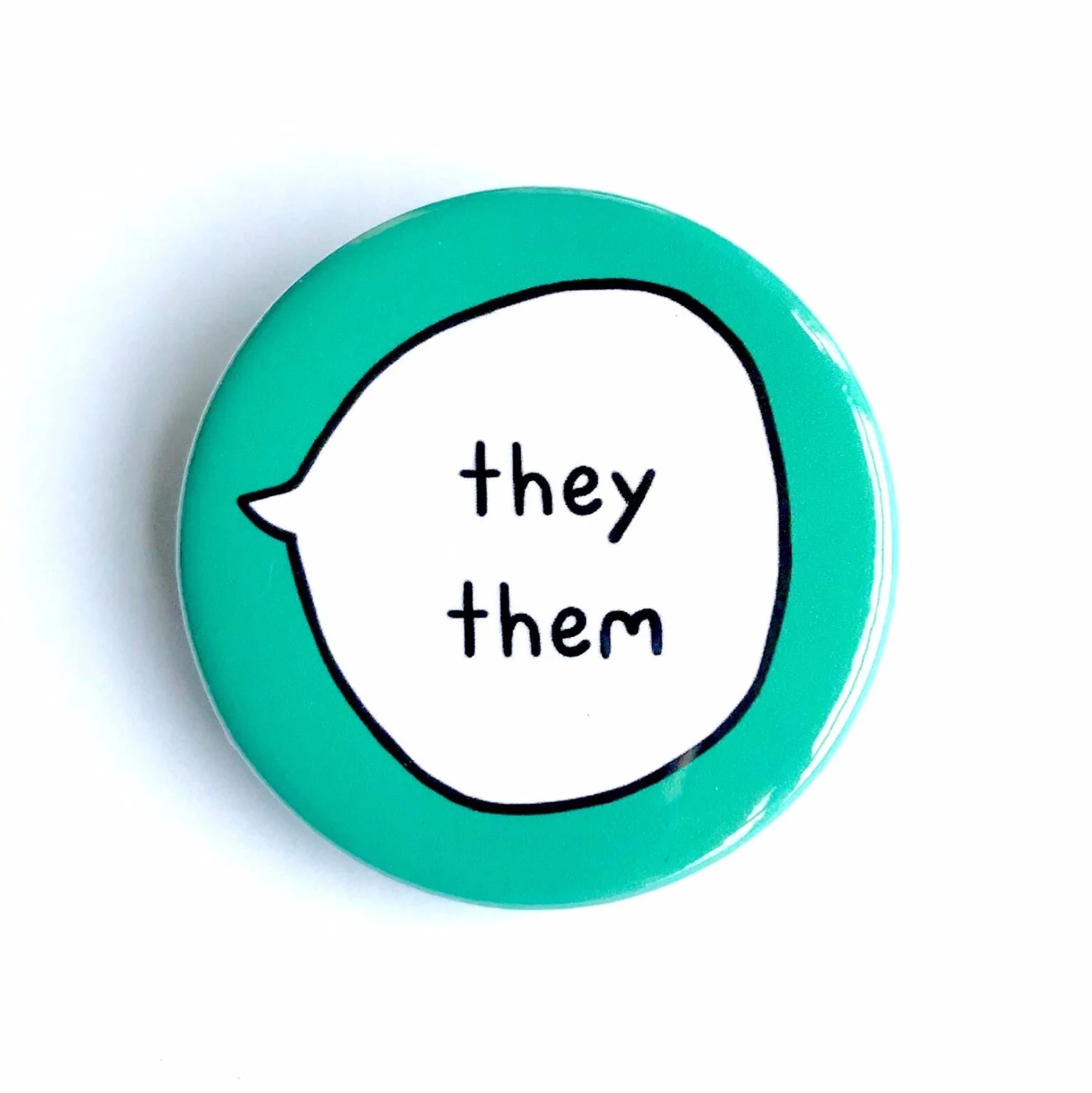 Gender Pronouns  Pin Badge Button (4 options)