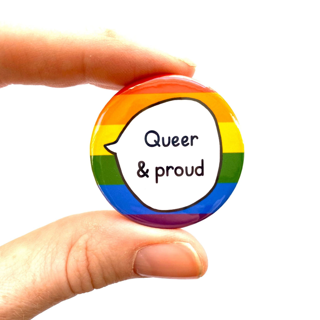 LGBTQ+  Pin Badge Button (5 options)