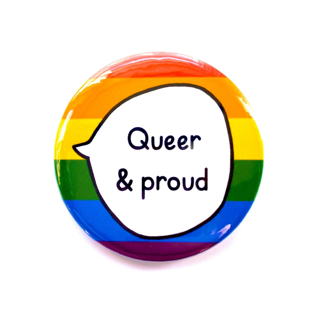 LGBTQ+  Pin Badge Button (5 options)