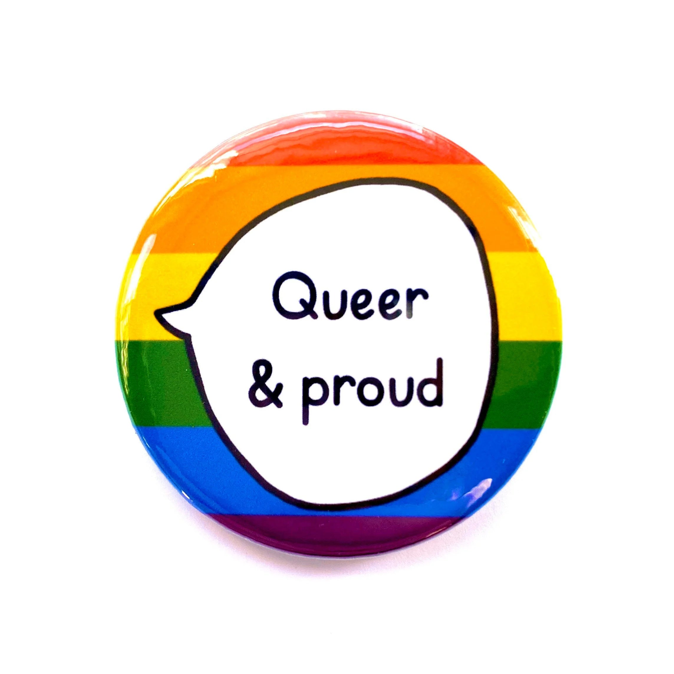 LGBTQ+  Pin Badge Button (5 options)