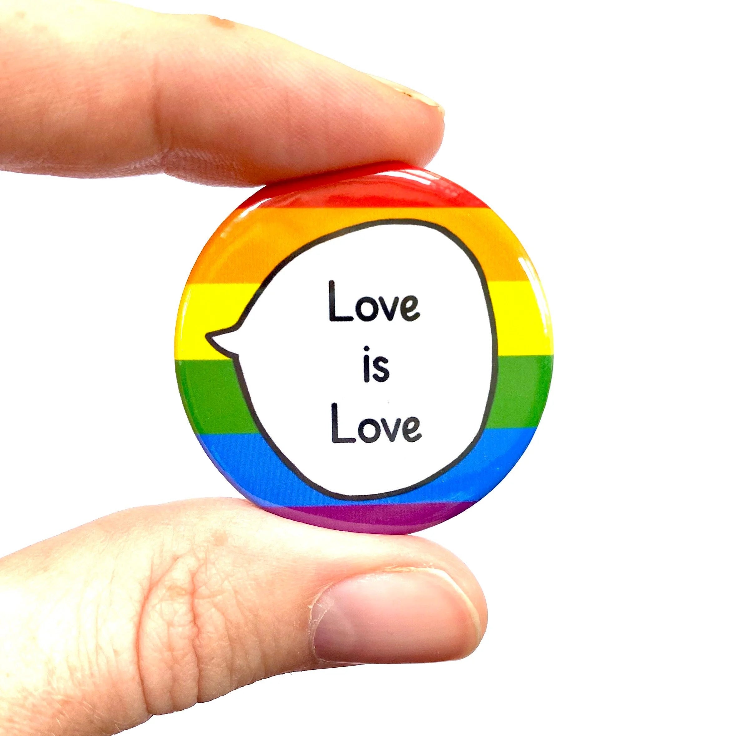 LGBTQ+  Pin Badge Button (5 options)
