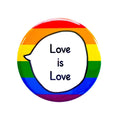 LGBTQ+  Pin Badge Button (5 options)