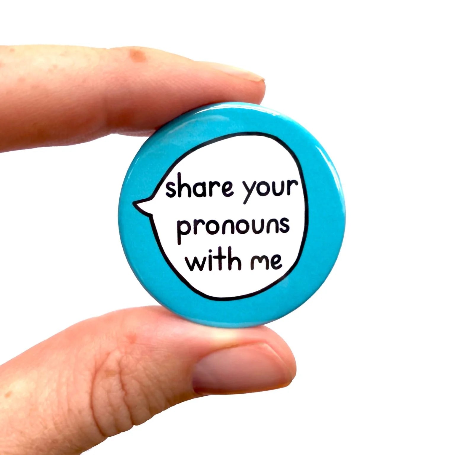 Gender Pronouns  Pin Badge Button (4 options)