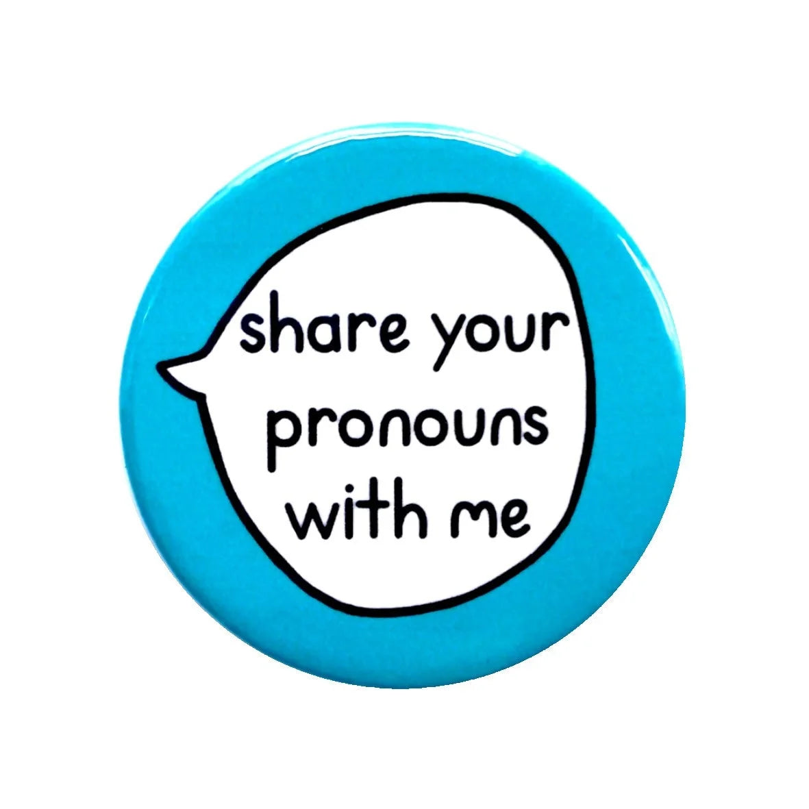 Gender Pronouns  Pin Badge Button (4 options)